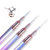 Liner Nail Brush Set (6, 12, 18mm)